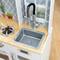 KidKraft Let's Cook Wooden Play Kitchen with Lights & Sounds & Pull-Down Faucet